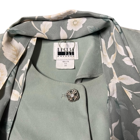 Vintage Leslie Fay - Womens 3pc Floral Skirt Set - Picture 3 of 9